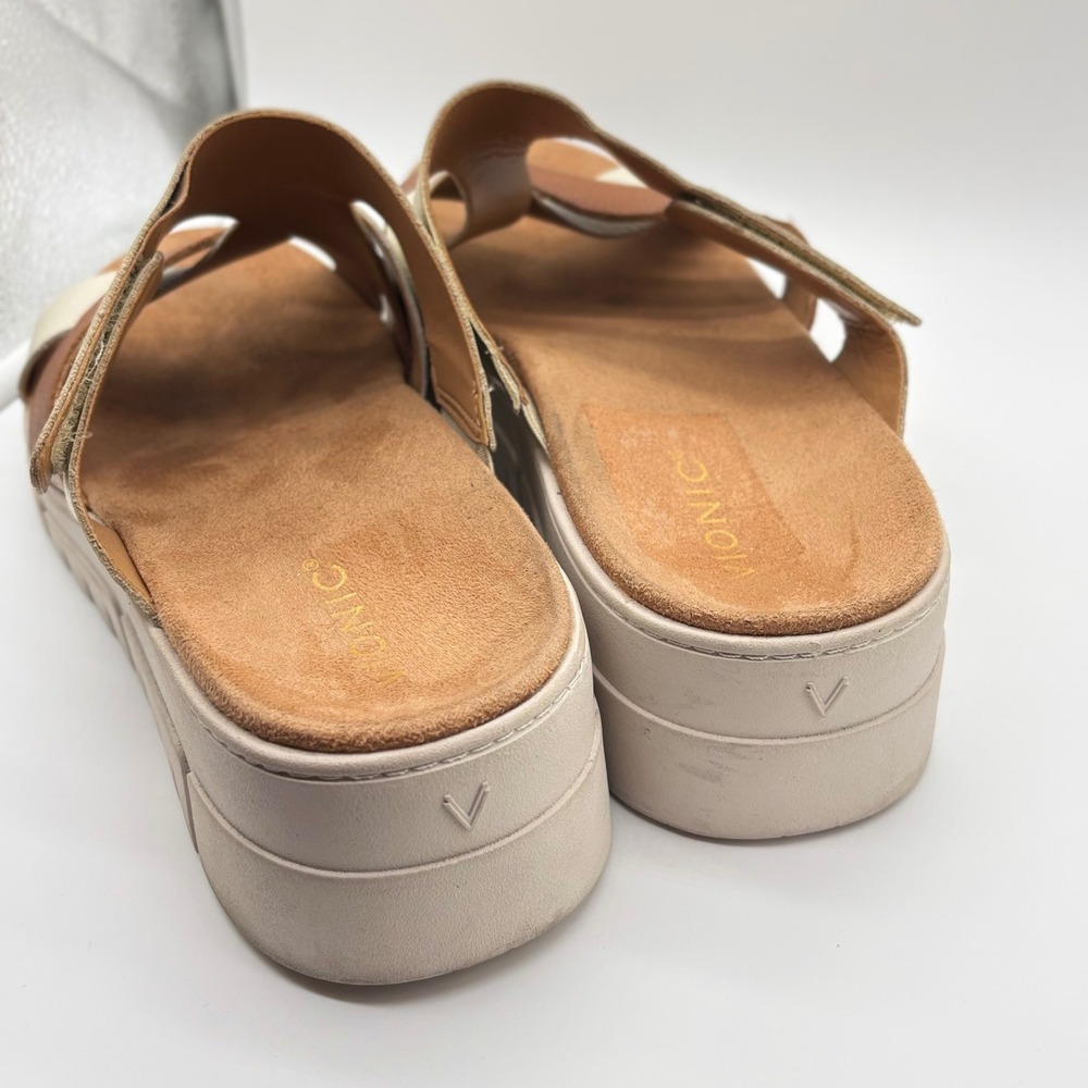 Vionic Uptown Sunset Wedge Slide Sandals US 13 Boho Luxe Euro Comfort EU 45 - Picture 5 of 7